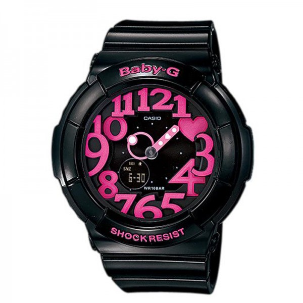 Baby-G BGA-130-1BDR Black Pink